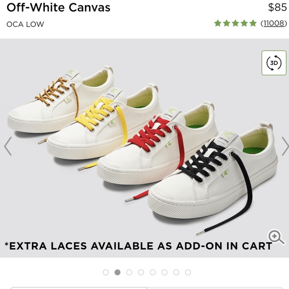 Cariuma (Off-White Canvas/White Sole) 7.5W - Picture 9 of 9